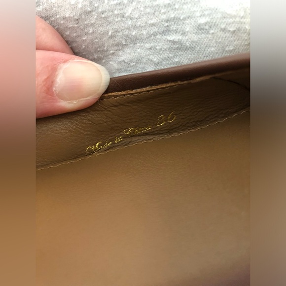 Elie Tahari Women's 36 Roni Ballerina Chestnut Leather Ballet Flats (5.5 US) NEW - Picture 10 of 12